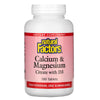 Natural Factors Calcium & Magnesium Citrate with D3
