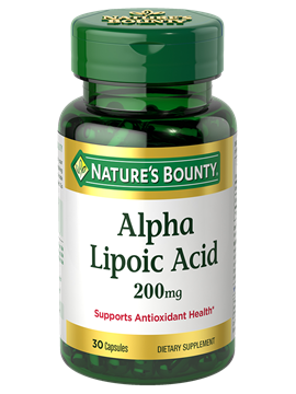 USA Nature's Bounty Alpha Lipoic Acid 200mg 30 Capsules