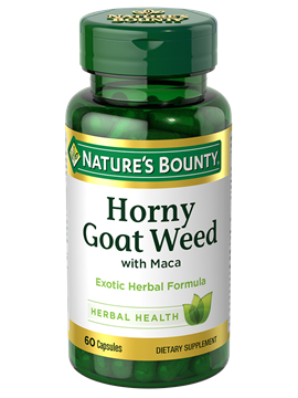 Nature's Bounty Horny Goat Weed with Maca 60 Caps