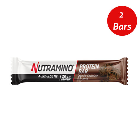 Nutraamino CRUNCHY CHOCOLATE & BROWNIE 64G x 2 Bars