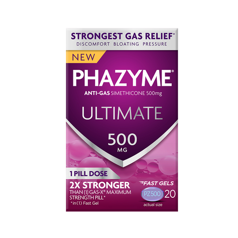 Phazyme® Ultimate Strength 500mg Gas Relief USA