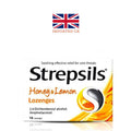 Strepsils UK Orange with Vitamin C (100mg) Lozenges - 24 Lozenges
