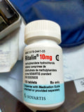 UK Ritalin Methylphenidate 10mg 100 Tablets