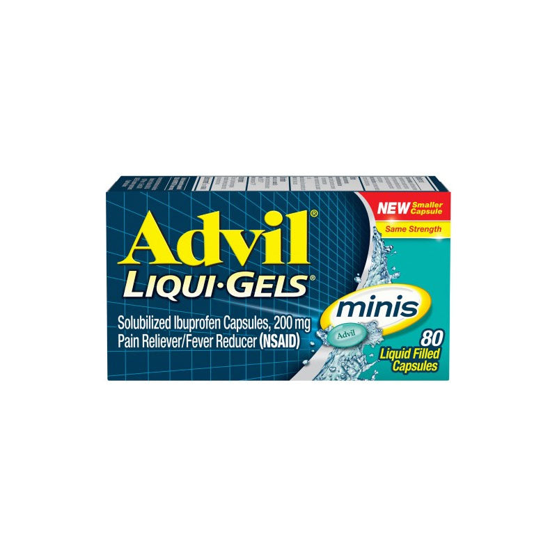 Advil Liqui-Gel Minis Pain Reliever and Fever Reducer Ibuprofen