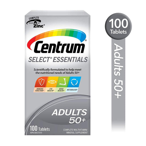 Centrum Select Essentials Adults50+ 100 Tablets