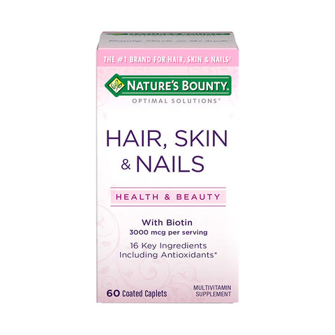 Nature's Bounty Biotin 3000 Hair Skin Nails 60s