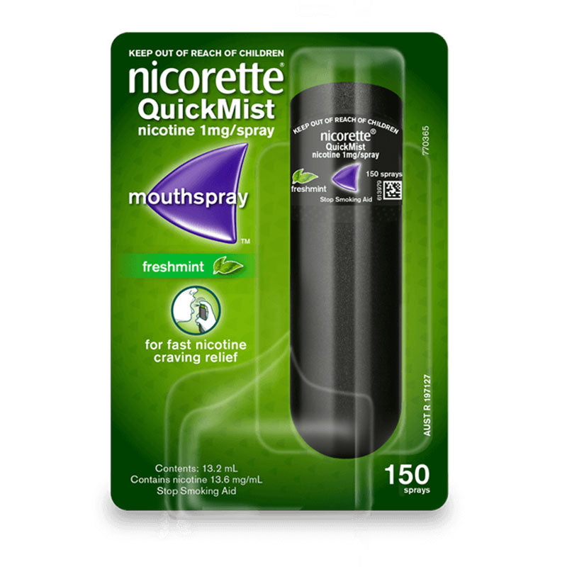 Nicorette QuickMist 1mg/Spray Mouthspray– Medical Mart Pharmacy & Smart ...